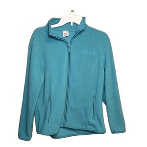 Dimco Apparel Alaska‎ Jacket Adult L Teal Fleece  Outdoors Relaxed Zip Up